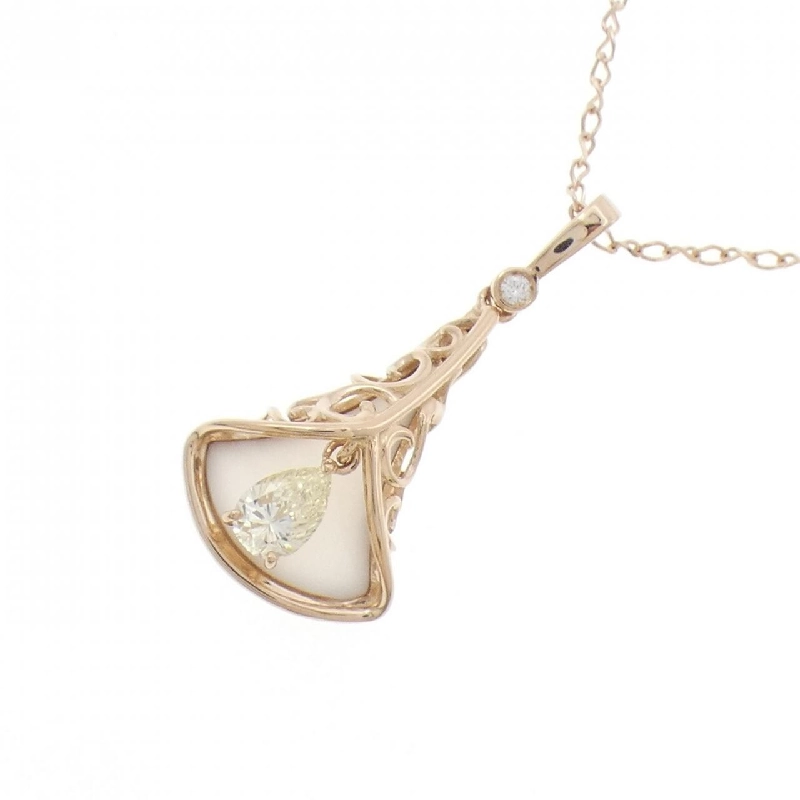 K18PG Ngọc bích Dây chuyền - Hàng hiệu Authentic 856233