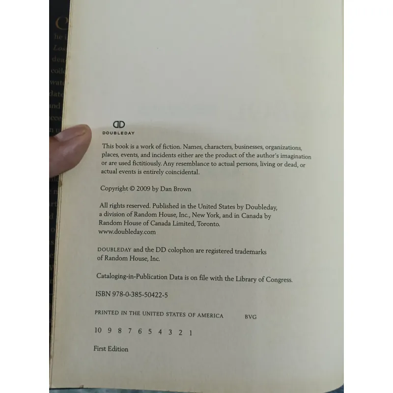 The lost symbol ( bản tiếng Anh) - Dan Brown 701498