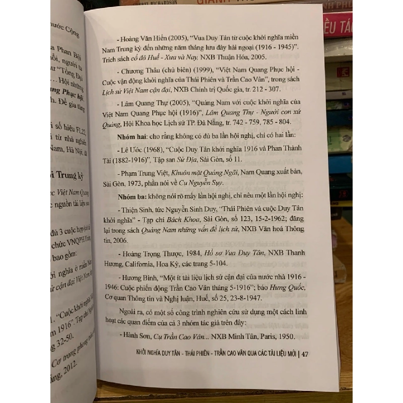 Khởi nghĩa Duy Tân Thái phiên -Trần Cao Vân qua các tài liệu mới -NXB Thanh Niên 786064