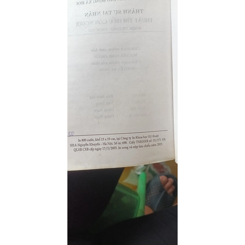 Thuật Tìm Hiểu Con Người- Nhiệm Trị Thao Thiên Thư 550034