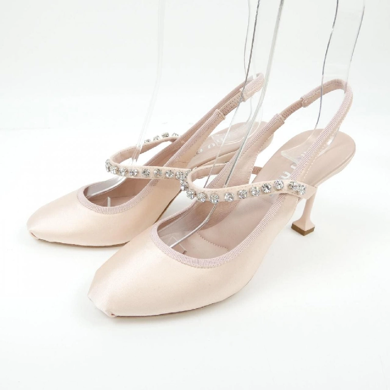 【Mã giảm giá】Giày cao gót MIU MIU 661586