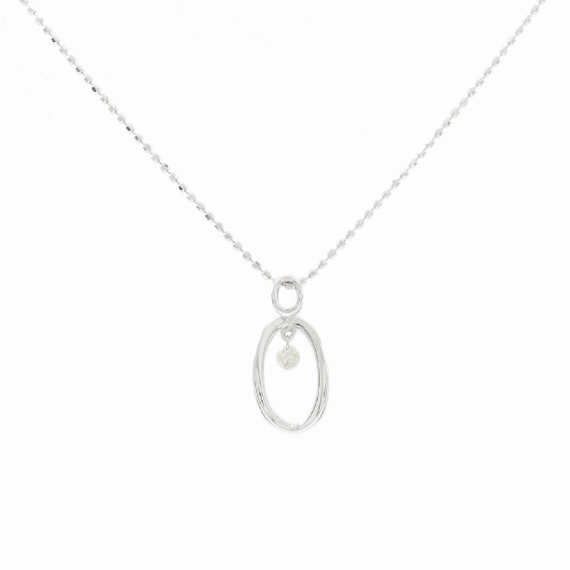 K18WG Dây chuyền kim cương 0.05CT - Hàng hiệu Chính hãng 859762