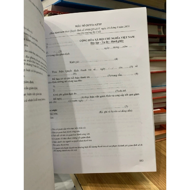 Hướng dẫn thanh tra an toàn thực phẩm- Bộ y tế thanh tra bộ 727971