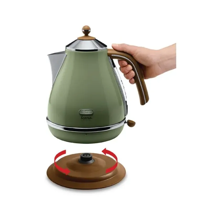 ☕ Ấm đun nước DeLonghi KBOV2001 – Thiết kế Vintage Icona, sang xịn chuẩn châu Âu! 732745
