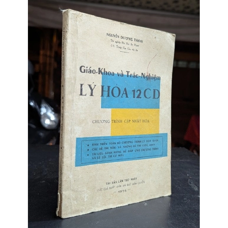 Giáo khoa và trắc nghiệm lý hoá12cd - Nguyễn Dương Thoại 465285