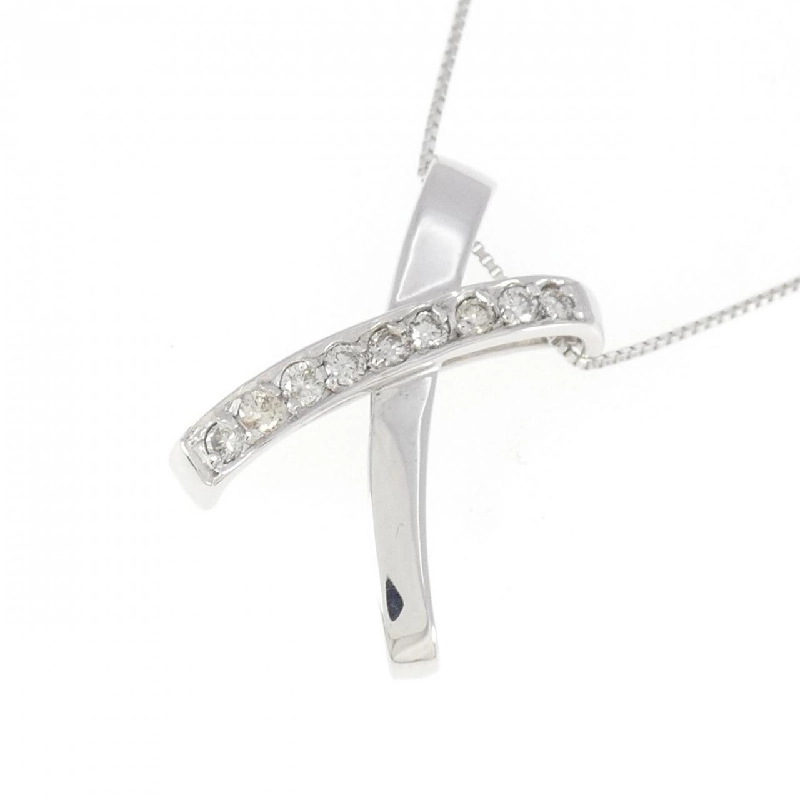 K18WG Dây chuyền kim cương 0.18CT - Hàng hiệu Chính hãng 864642