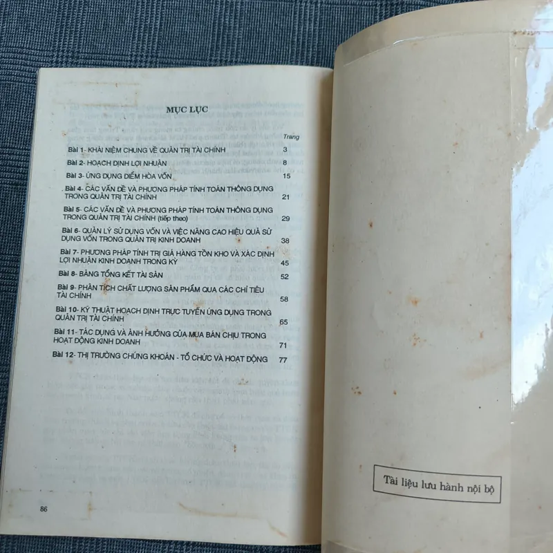 Tập bài giảng quản trị tài chính kế toán  1993 592385