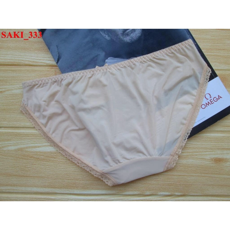Quần lót thun lạnh màu trơn viền ren mịn mát, hàng Việt Nam sản xuất 463042