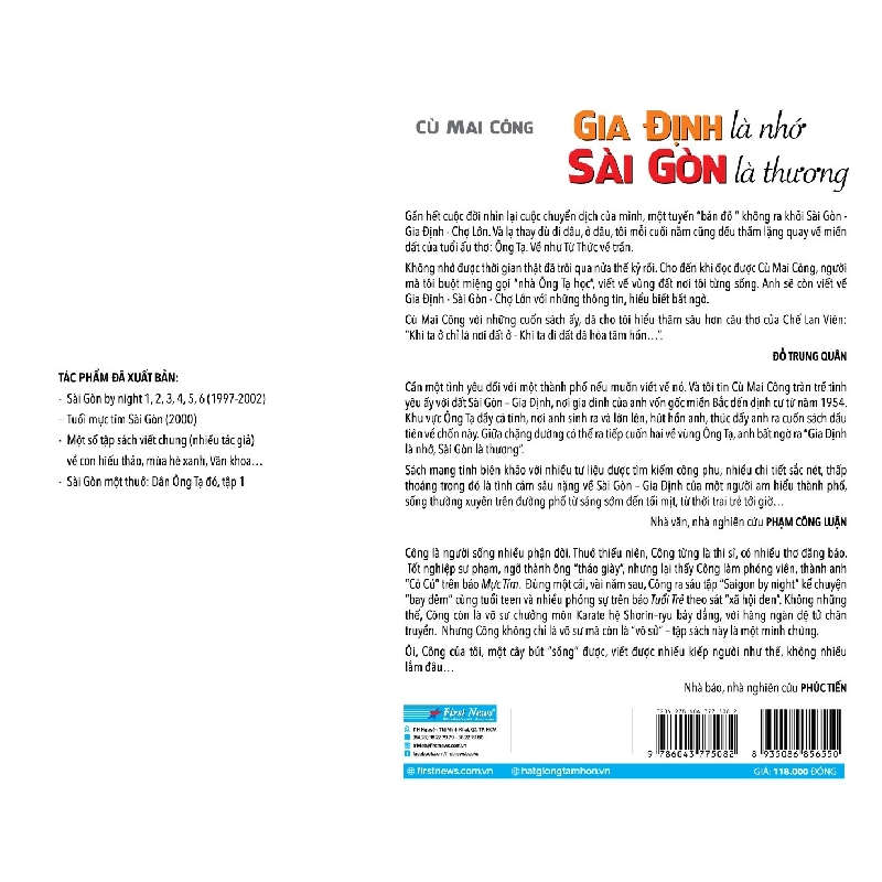 Gia Định Là Nhớ - Sài Gòn Là Thương - Cù Mai Công 293462