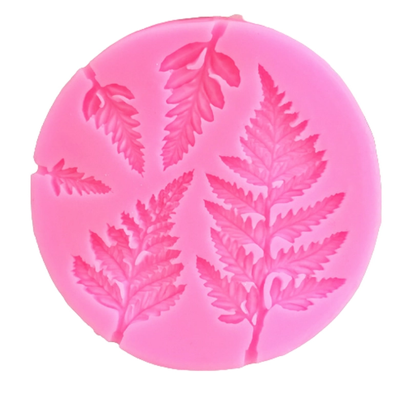 Khuôn silicon làm rau câu 5 lá dương xỉ lớn nhỏ – Mã số 1178 338466