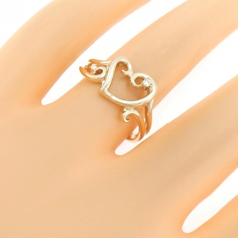 Nhẫn kim cương hình trái tim K10PG 0.02CT - Hàng hiệu chính hãng 852964
