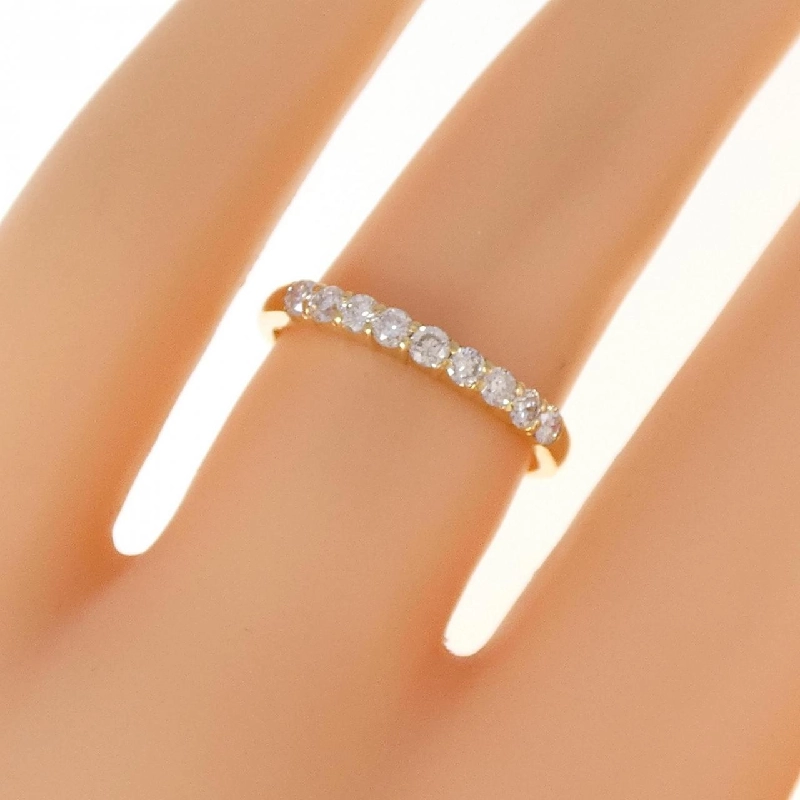 Nhẫn kim cương K18YG 0.32CT 673445