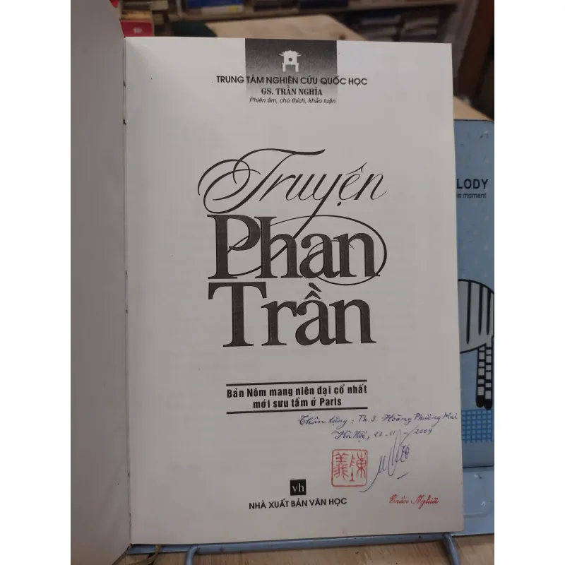 Sách: Truyện Phan Trần - TG: Trần Nghĩa (B2) 757725