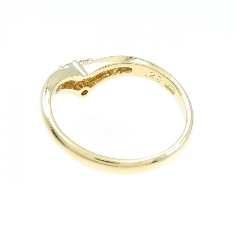 Nhẫn kim cương K18YG 0.20CT 667607