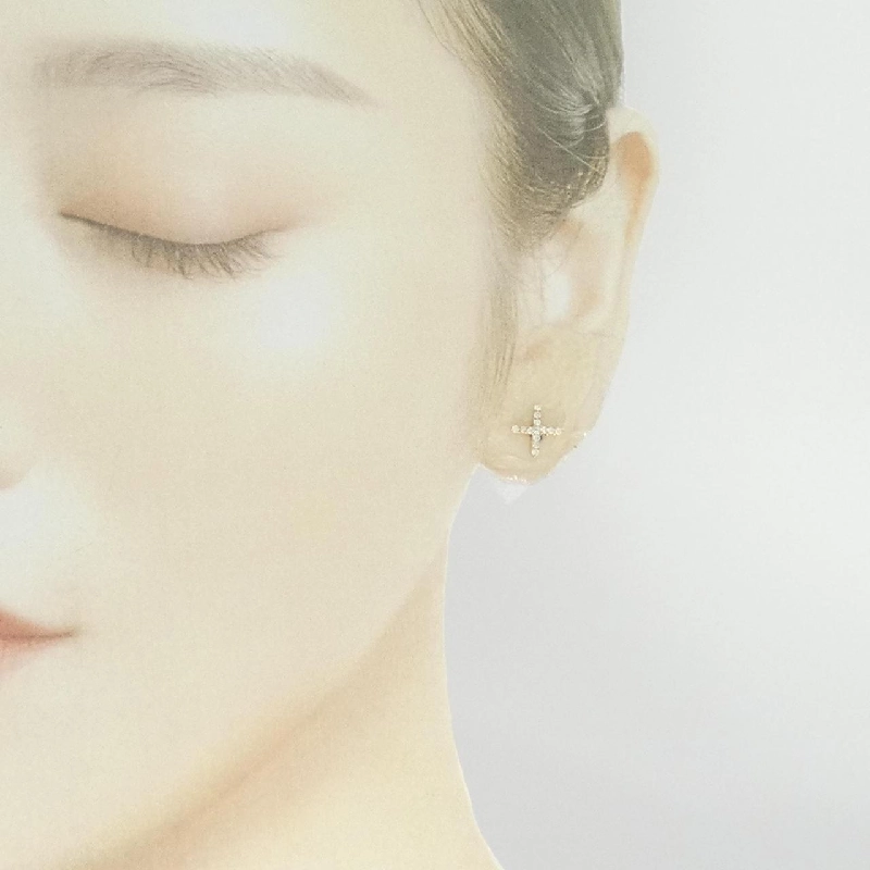 K18YG Bông tai kim cương 0.20CT - Hàng hiệu Chính hãng 870279