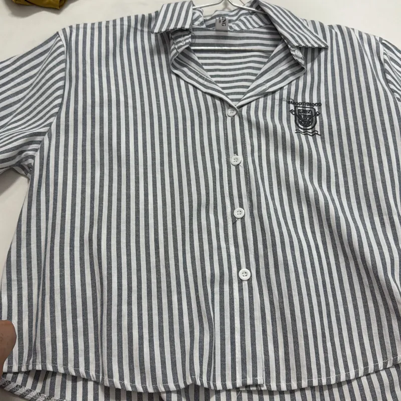 Áo sơ mi vạt bầu lững 740951