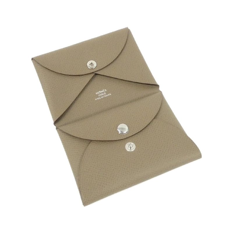 【Sản phẩm chưa sử dụng】Ví tiền Hermes Calvi Duo 083035CK 620866