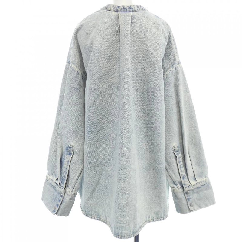 【Mã giảm giá】Áo khoác denim Christian Wijnants 640115