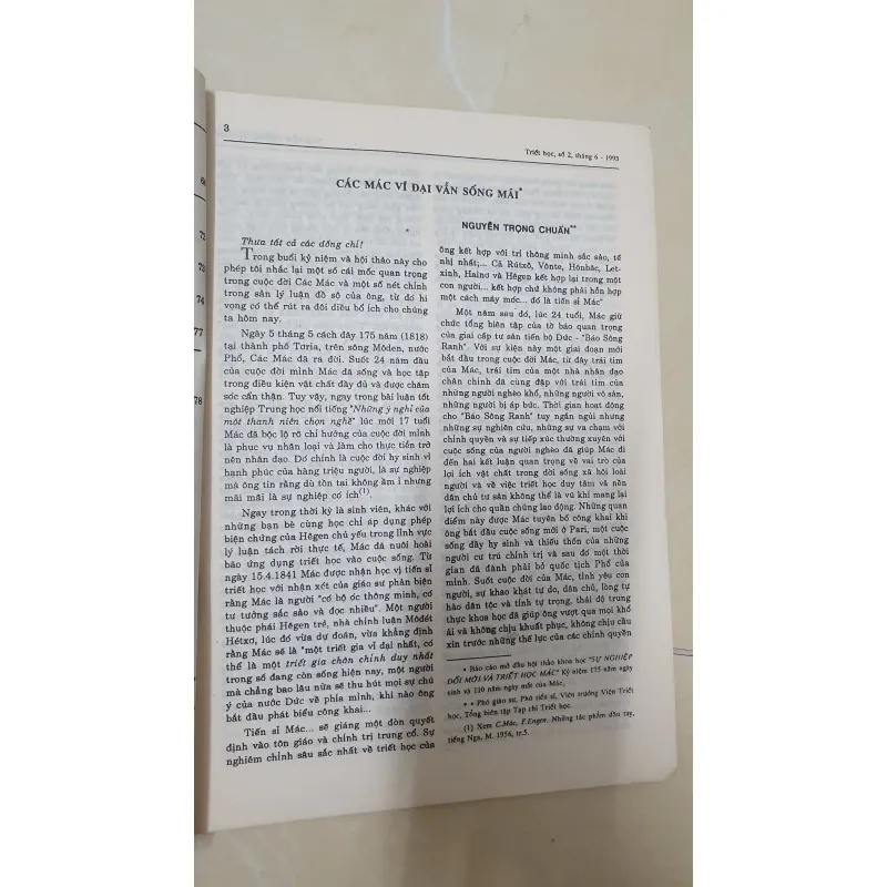 TẠP CHÍ TRIẾT HỌC SỐ 1993 501765