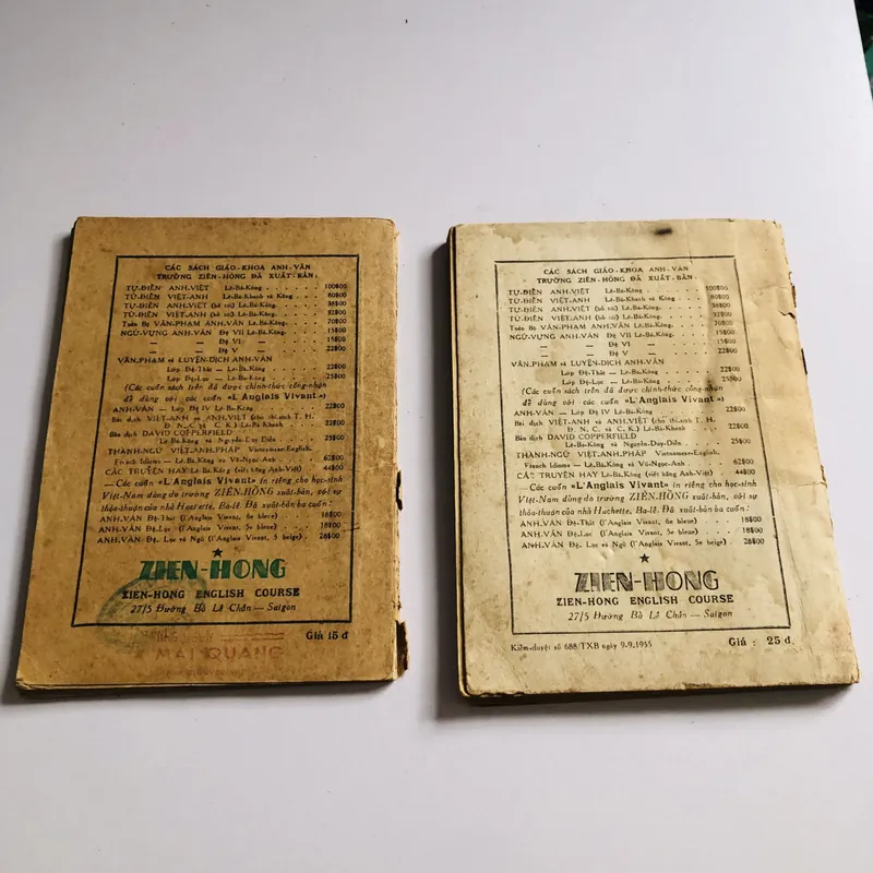 BỘ 2 CUỐN ANH VĂN CỔ ĐIỂN – RẤT HIẾM 735189