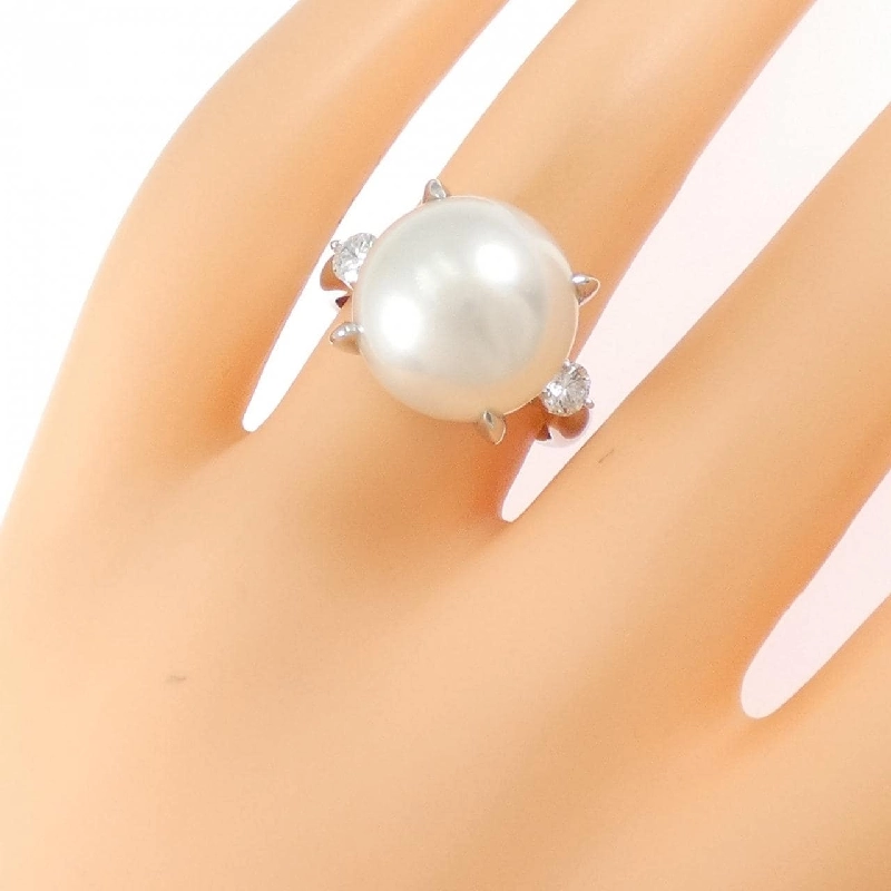 Nhẫn ngọc trai trắng PT900 13.4mm - Hàng hiệu Chính hãng 850783