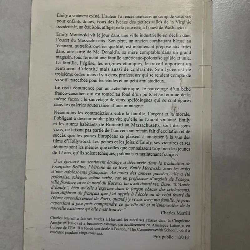 L’année D’emily - Chales Merrill 503540
