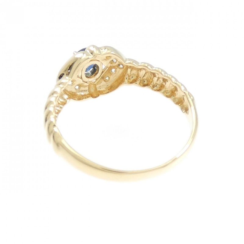 Nhẫn Sapphire K18YG - Hàng hiệu Chính hãng 852155