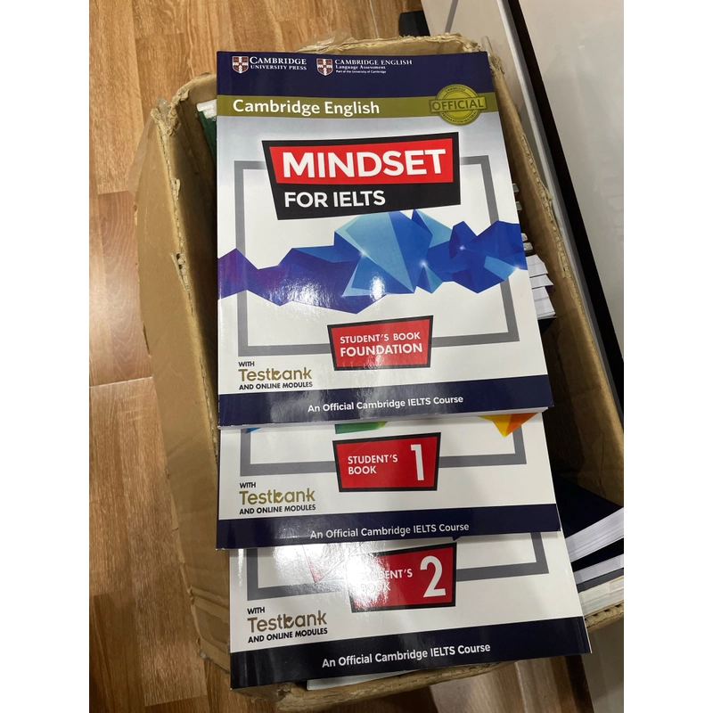 Bộ 3 cuốn giáo trình Mindset for IELTS 534220