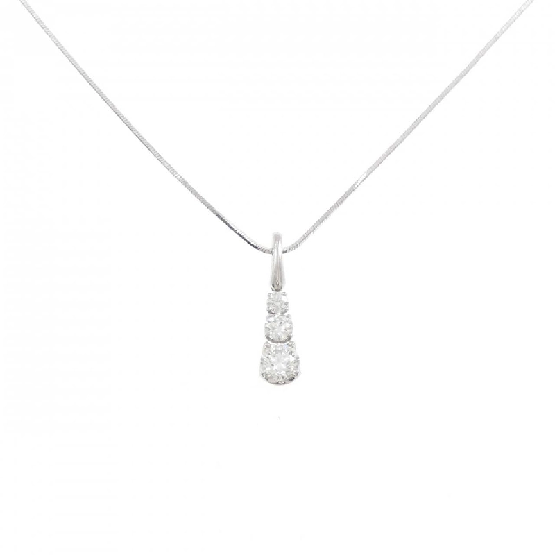 Dây chuyền kim cương ba viên PT900/PT850 0.30CT - Hàng hiệu Chính hãng 857823