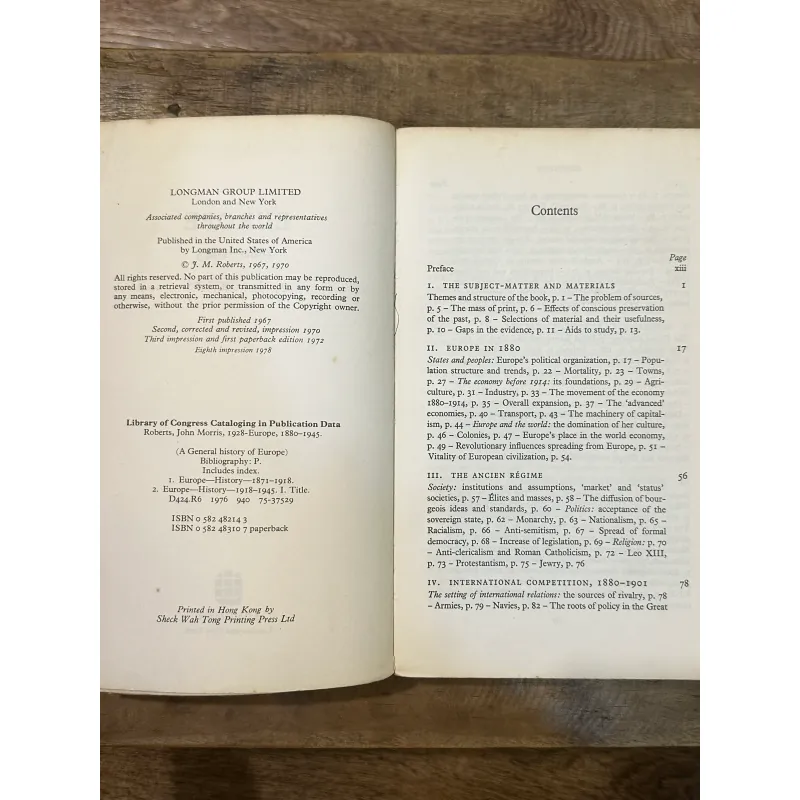 A General History of Europe: Europe 1880-1945 - J. M. Roberts 726568