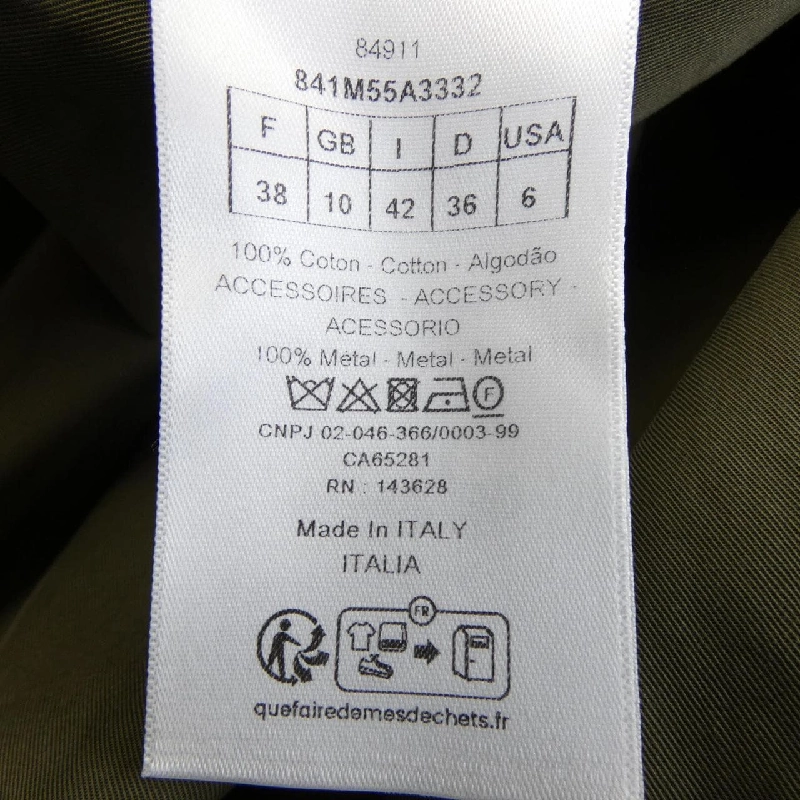 クリスチャンディオール CHRISTIAN DIOR 30MONTAIGNE 841M55A3332 Áo khoác trench - Hàng hiệu Chính hãng 814205