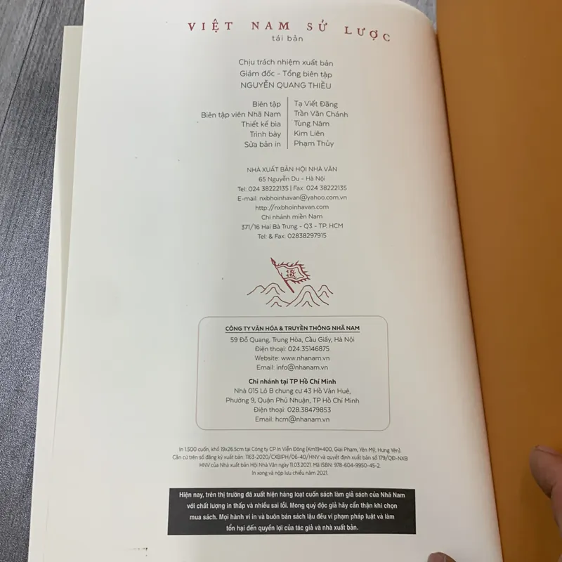 Việt nam sử lược - bìa cứng. 8b3 717408