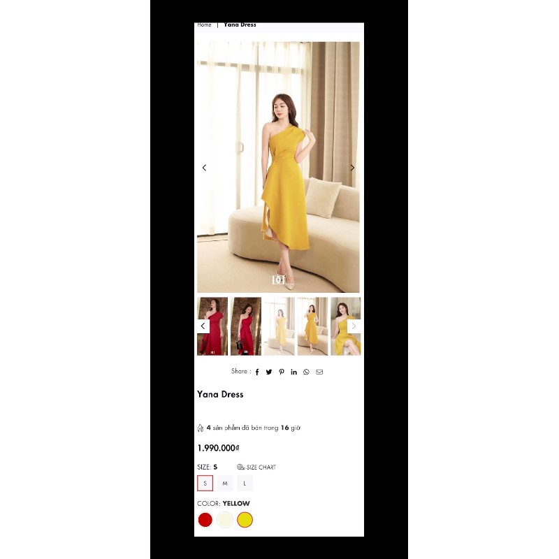 Váy Yana Dress từ Darling Diva 4229