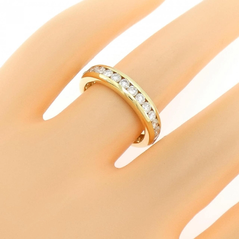 Nhẫn kim cương nửa vĩnh cửu K18YG 0.84CT 669387