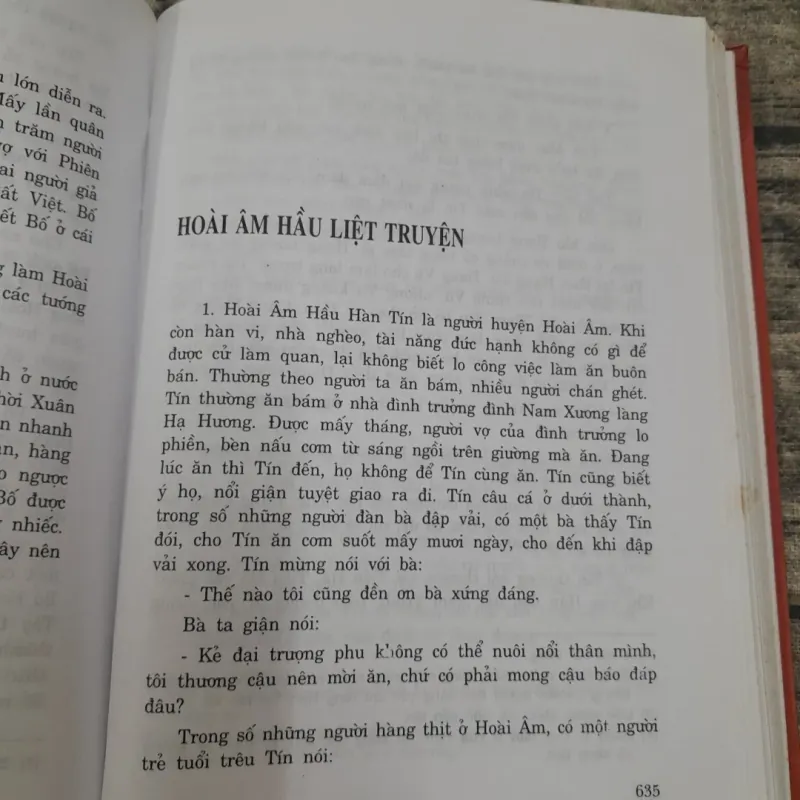 Sử ký TƯ MÃ THIÊN. Dịch giả PHAN NGỌC . Bản in VHSG năm 2005 751699