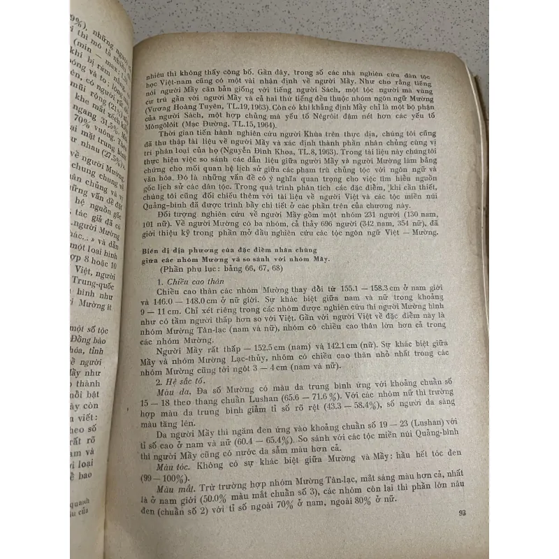 CÁC DÂN TỘC Ở MIỀN BẮC VIỆT NAM (Dẫn liệu nhân chứng học) - Nguyễn Đình Khoa 790961