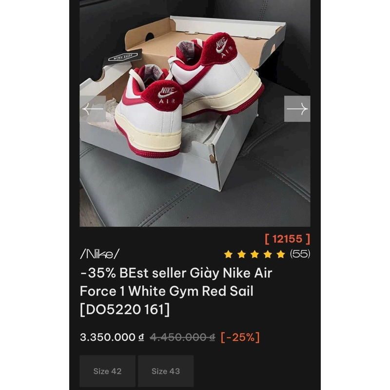 Giày NIKE code DO 5220.16 541914