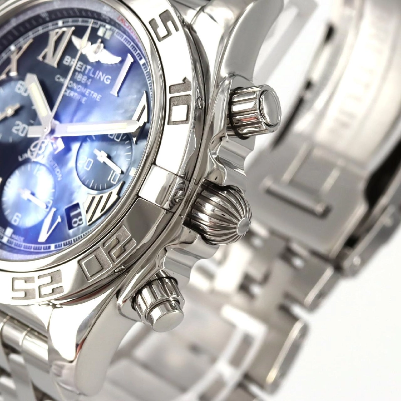 Đồng hồ Breitling Chronomat 44 Roman Black MOP JAPAN LIMITED AB0111/S011BRMPA SS tự động - Hàng hiệu Chính hãng 887815