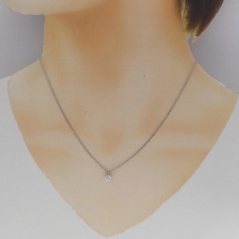 Dây chuyền kim cương Solitaire PT900/PT850 0.327CT - Hàng hiệu Chính hãng 864098