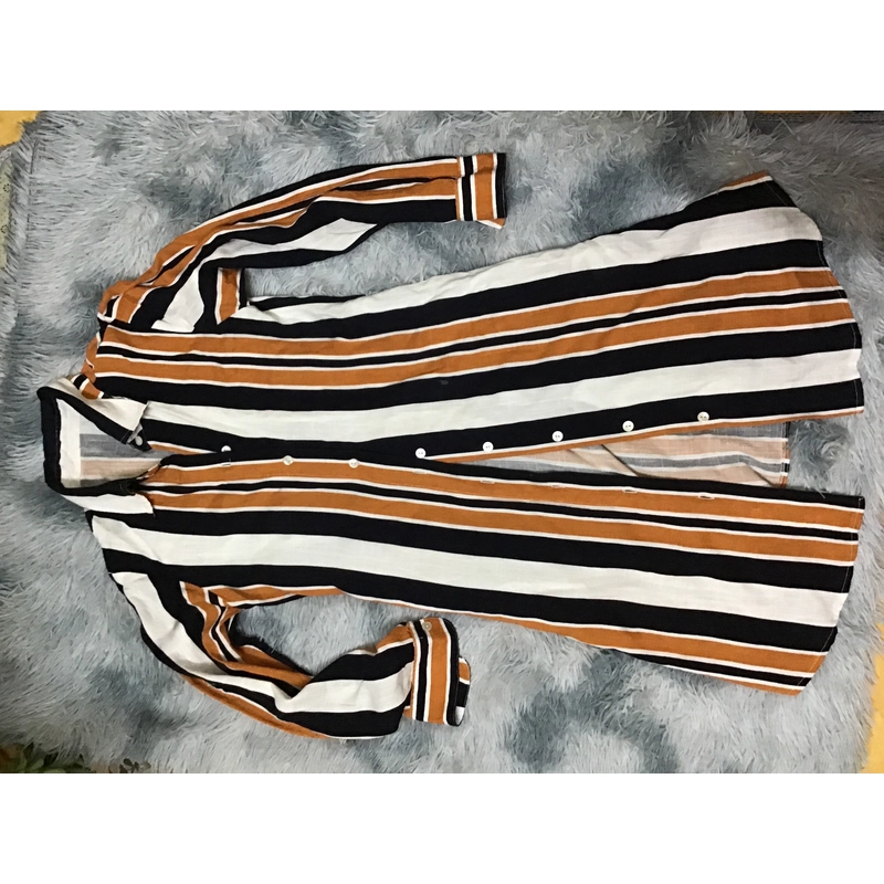 Đầm sơ mi linen 524730