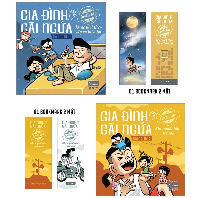 Combo Sách Gia Đình Gãi Ngứa - Tuyển Tập Ký Ức Tuổi Thơ-Vẩn Vơ Hiện Tại + Tuyển Tập Khi Người Lớn …… Trẻ Con (Bộ 2 Cuốn) (2023) - Quang Nino 743292
