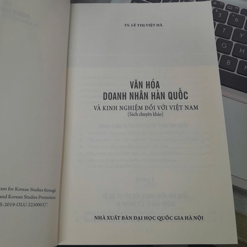 VĂN HÓA DOANH NHÂN HÀN QUỐC VÀ KINH NGHIỆM ĐỐI VỚI VIỆT NAM - LÊ THỊ VIỆT HÀ 541767