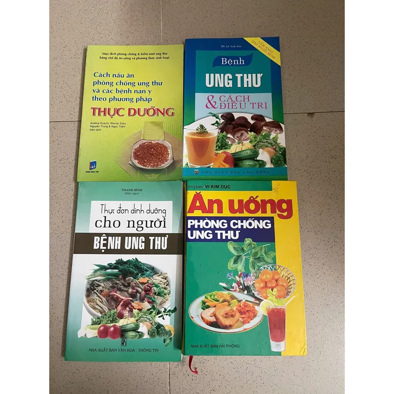 COMBO 4 CUỐN SÁCH VỀ UNG THƯ – PHÒNG NGỪA & DINH DƯỠNG 739453