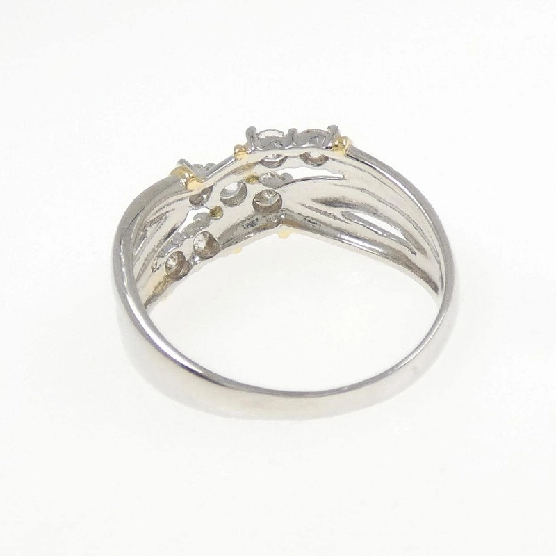 Nhẫn kim cương PT900/K18YG 0.54CT - Hàng hiệu Authentic 848172