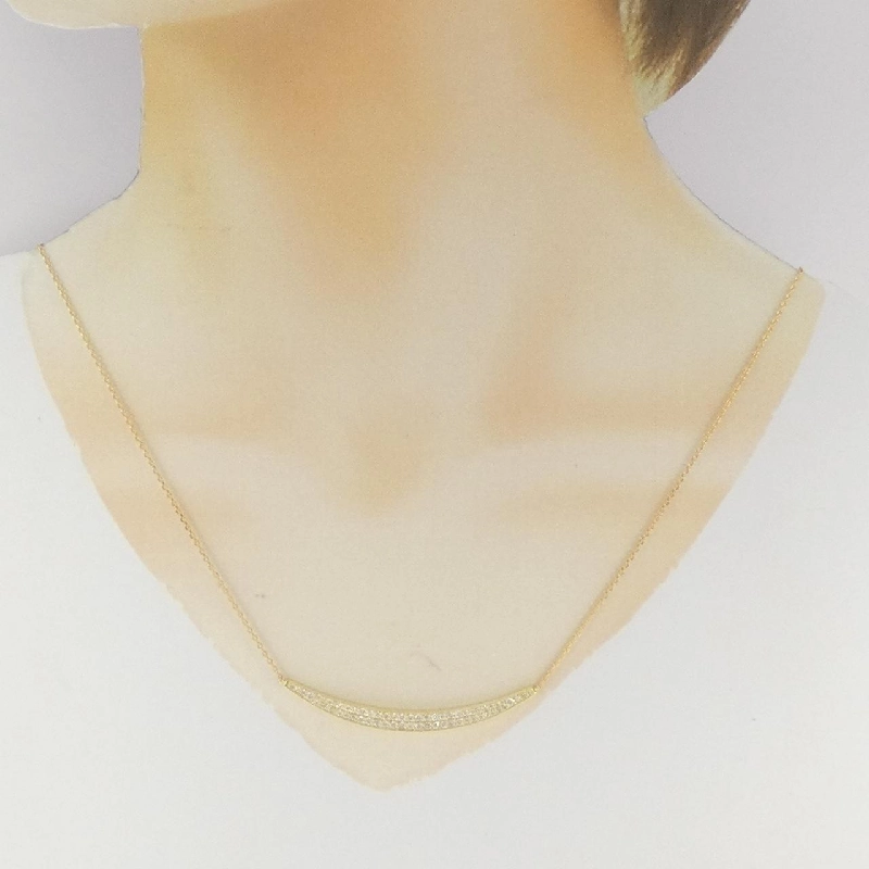 K18YG Dây chuyền kim cương 0.66CT - Hàng hiệu Authentic 846317