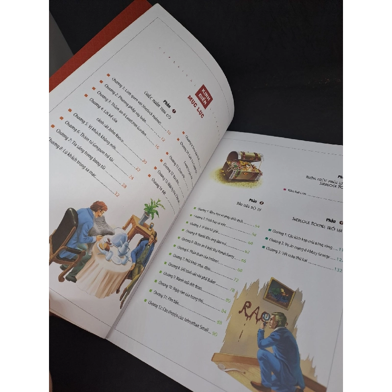 Thám tử Sherlock Homes, sách màu, mới 90%, 2018 HCM1108 912040