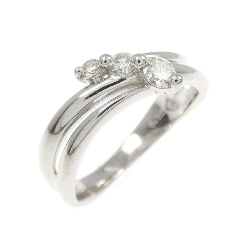 Nhẫn kim cương K18WG 0.22CT 671833