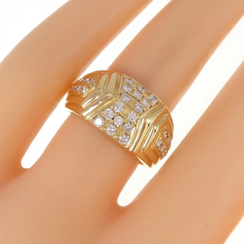 Nhẫn kim cương K18YG 0.51CT 672539