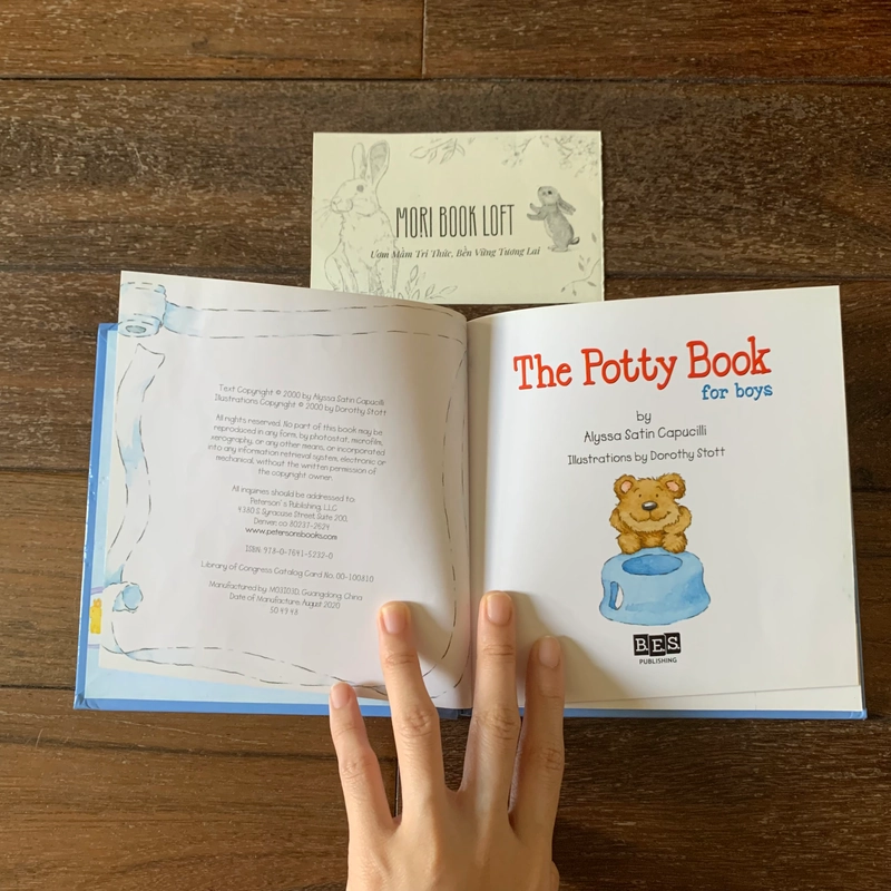 Sách tranh tiếng anh The Potty Book for Boys, Used, Bìa cứng 478669