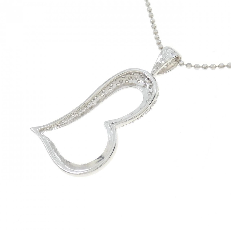 K18WG Dây chuyền kim cương hình trái tim 0.24CT - Hàng hiệu Chính hãng 864523